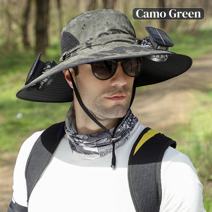 Solar Brim™ Solar-Powered Cooling Hat