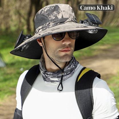 Solar Brim™ Solar-Powered Cooling Hat
