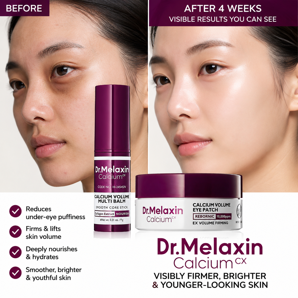 Calcium Volume Multi Balm+Eye Patch 60ea