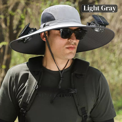 Solar Brim™ Solar-Powered Cooling Hat